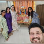 Aishwarya Sakhuja Instagram - With Vighnaharta's blessings, and lots of good food and good times spent with all my favourites, I surely had a Shubh, Sukhi and Khushi wala celebration 😍 . . #ganpatibappamorya #bappamorya #darshan #friends #family #festivevibes #aishwaryasakhuja Outfit by @tara_c_tara @lizaa_malik @gautidihatti @aashawarriar @geeta_nirupam