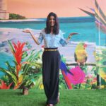 Aishwarya Sakhuja Instagram - No the blue tail isn't mine, but feels like I've gotten wings 🫶🏻 . . #wings #fly #exhibition #nmacc #weekendvibes #saturdaymood #aishwaryasakhuja