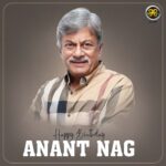 Ajaneesh Loknath Instagram - Wishing the man who has made us laugh, cry, and think deeply through his performances a very Happy Birthday. Best wishes dear Ananth Nag Sir #Happybirthday#ABBSStudios C.R.Bobby