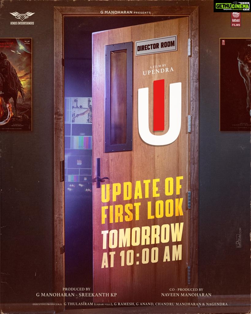 Ajaneesh Loknath Instagram - 🚨 #Uithemovie : update of first look 📽 tomorrow @ 10 am Stay tuned @laharimusic & @laharifilms #UppiDirects @nimmaupendra #GManoharan @venus_enterrtainers @sreekanthkp #naveenmanoharan @shivakumarart @reeshma_nanaiah #ABBSstudios @bobby_c_r