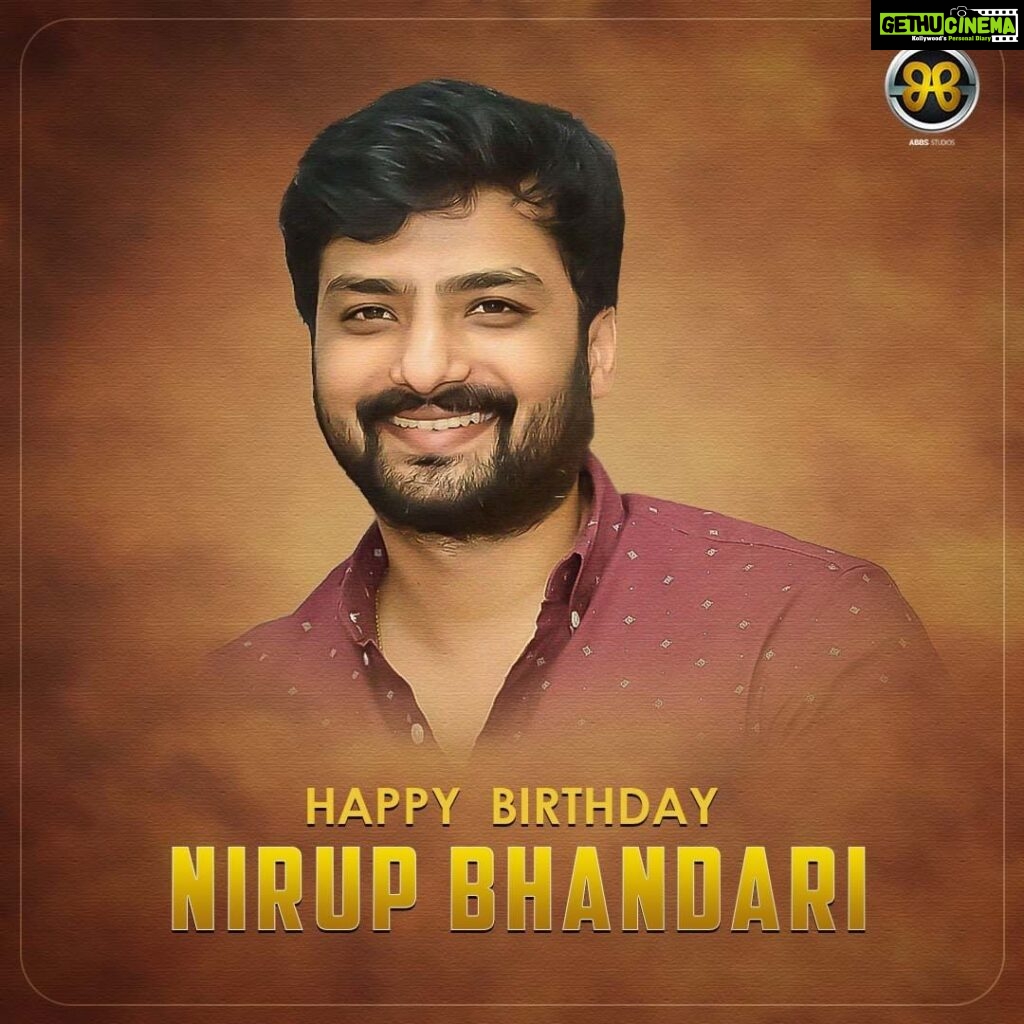 Ajaneesh Loknath Instagram - Wishing a very Happy Birthday to the my dearest brother Nirup! May you continue to approach everything with a smile; have a successful year ahead. 🙂 #ABBSstudios @NirupBhandari @Bobby_c_r