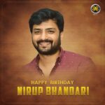 Ajaneesh Loknath Instagram - Wishing a very Happy Birthday to the my dearest brother Nirup! May you continue to approach everything with a smile; have a successful year ahead. 🙂 #ABBSstudios @NirupBhandari @Bobby_c_r