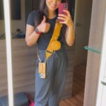 Aksha Pardasany Instagram – Thank you @haands_free for this beauty! ❤️ 
#handsfree #bags #essentials