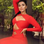 Akshara Gowda Instagram - Your’s Truly ❤️ Shot by @prachuprashanth Outfits and styling by @chaitanyarao_official Makeup by @reenapaiva Hair by @venki_hairstylist Nails by @borabaythesalon Location courtesy @crowneplazachn Special thank you to the team @_ayusheesays @projjwalghosh #aksharagowda #stylishtamilachi #aksharagowdabikki #stylishtamizhachi #chennai Crowne Plaza Chennai Adyar Park