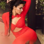 Akshara Gowda Instagram - Your’s Truly ❤️ Shot by @prachuprashanth Outfits and styling by @chaitanyarao_official Makeup by @reenapaiva Hair by @venki_hairstylist Nails by @borabaythesalon Location courtesy @crowneplazachn Special thank you to the team @_ayusheesays @projjwalghosh #aksharagowda #stylishtamilachi #aksharagowdabikki #stylishtamizhachi #chennai Crowne Plaza Chennai Adyar Park