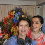 Akshara Haasan Instagram - Thank you @aartie_miranni and @thenitinmirani for the lovely Ganesh Chaturthi lunch today. ❤️🧿🤗 @itstahershabbir missed seeing you there bhaijaan.