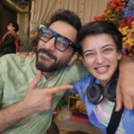 Akshara Haasan Instagram - Thank you @aartie_miranni and @thenitinmirani for the lovely Ganesh Chaturthi lunch today. ❤️🧿🤗 @itstahershabbir missed seeing you there bhaijaan.