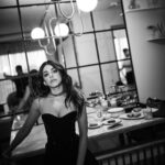 Alaya F Instagram - It’s a vibeeeeeee 🖤 #BTS Photos by @pixel.exposures Styled by @sheefajgilani Make up by @mitalivakil Hair by @souravv_roy_ Styling team @jhanvikhatwani_ @astha_kothari @tooboldforyouu Outfit: @self__cntrd Necklace & Bracelet: @mozaati Heels: @charleskeithofficial