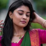 Ammu Abhirami Instagram – ✨விநாயகர் சதுர்த்தி வாழ்த்துக்கள்✨

📸: @camcrowphotographi 
Saree: @studiovirupa 
Jewellery: @made_for_hers
