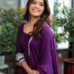 Amritha Aiyer Instagram - 💜 . 📸 - @thevenkatbala Styled by - @labelswarupa