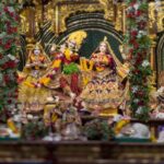 Anagha Bhosale Instagram - Brahmotsav 2023 ….Happy Birthday 🎂 Sri Sri Radha Gopinath ji ♥️🦚✨