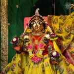 Anagha Bhosale Instagram - Anyone who comes before Radharani to serve Krishna, oh, She becomes so pleased, ‘Oh here is a devotee of Krishna.’ She immediately recommends. ‘Oh Krishna, here is a devotee...’ This is Radharani. I may not be a devotee. I may be a most fallen rascal. But if I try to reach Krishna through Radharani then my business is successful.” (Srila Prabhupada, Radhastami Lecture, 5th September 1973, London) . . . . . #radhekrishna #RadhaKrishnaLove #radhashtami #radheradhe #islcongev #iskcon #GovardhanEcoVillage Govardhan Eco Village (GEV) - Sri Radha Vrindavanbihari Temple, Mumbai.