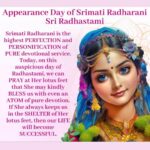 Anagha Bhosale Instagram - Swipe⬅️ Happy Birthday Aai🎂the only one who loves us unconditionally in infinite amount (Radha Rani)….I hope we all celebrate our eternal mother’s birthday by serving her with lots of love, she never forgets to love us even for a second so let’s try to reciprocate that love back to her by always making her our 1st priority ♥️ We all love you🌸