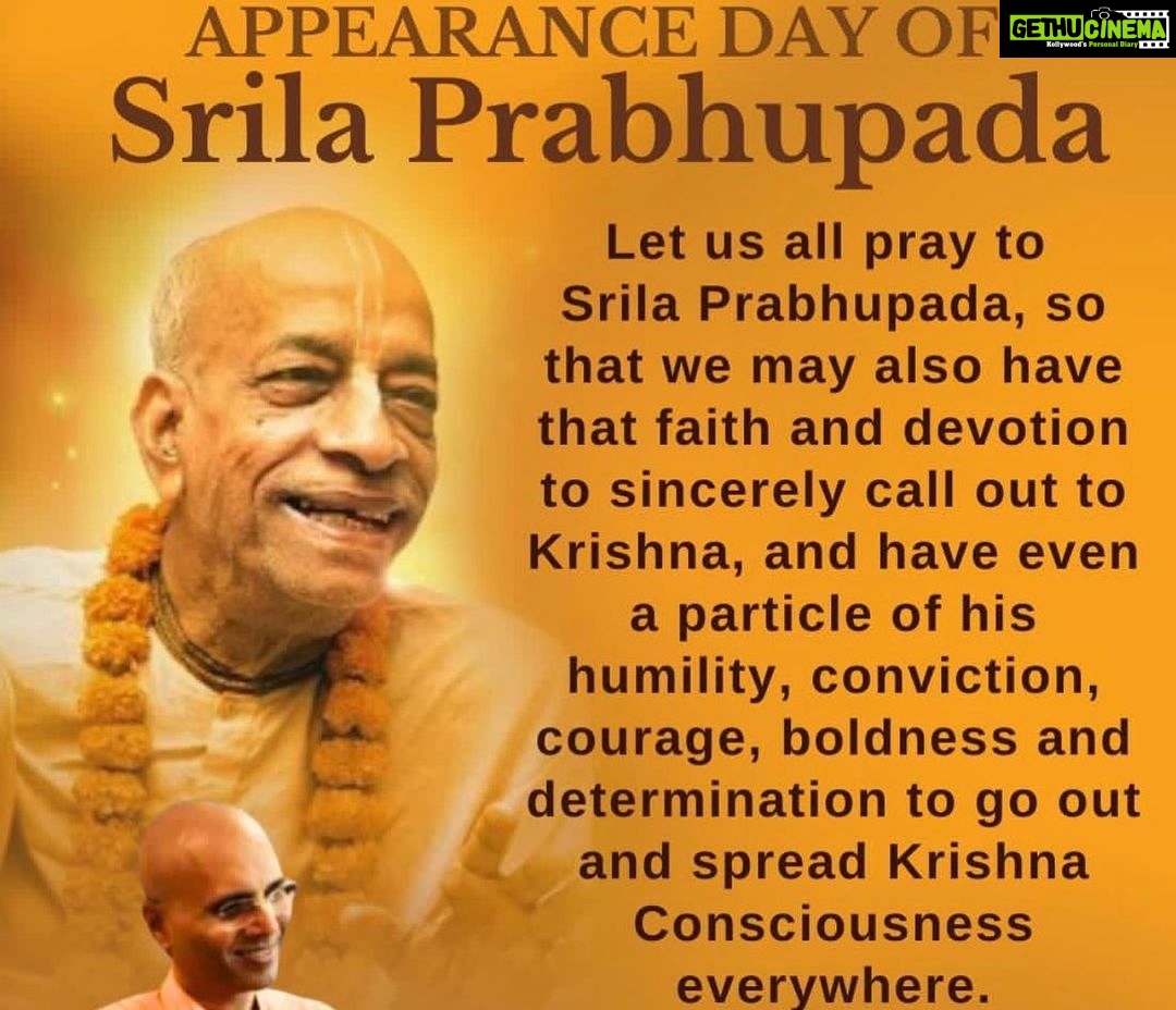 Anagha Bhosale Instagram - Swipe⬅️ Srila Prabhupada Appearance Day (Founder acharya of ISKCON) #jagatgurusrilaprabhupadkijai🙏 Please start chanting Hare Krishna mahamantra everyone: Hare Krishna Hare Krishna Krishna Krishna Hare Hare Hare Rama Hare Rama Rama Rama Hare Hare