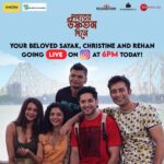 Anamika Chakraborty Instagram - Hey! It’s been a long time since I’ve come live on insta . So , here I come today along with the cast of Shohorer Ushnotomo Din-e , Rehan and Sayak aka @rahuldevbose and @debopriyo_toton . We have so much to talk about and share with you all. Catch us live today at 6:00 pm. ❤️❤️