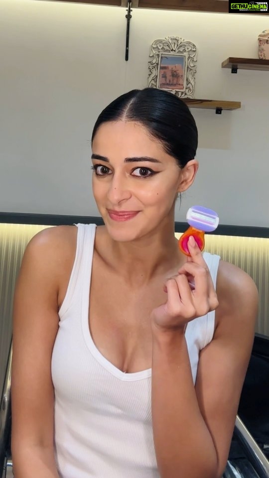 Ananya Panday Instagram - Friends have a ton of roles to play but one of the most important, is to make recommendations that change your BFFs lives. If you’re not recommending silky smooth, can’t stop touching my skin, kind of pain-free hair removal with Venus to your girlfriend, are you even girlfriends? We’re all here to make our besties choose beauty that’s pain-free. #VenusSmoothSkin #Smoothness #PainFreeSmoothness #Skincare #HaireRemoval