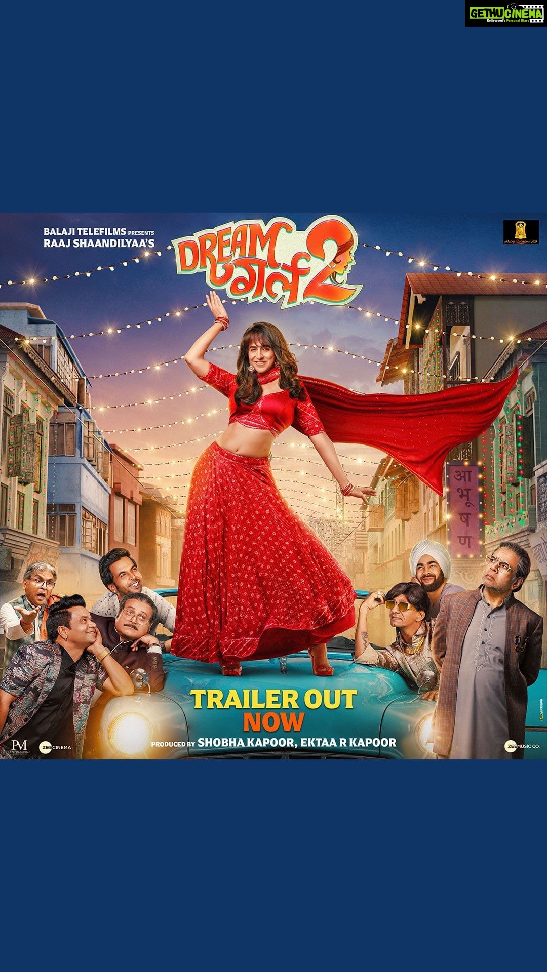 Ananya Panday Instagram - Dream Girl ki duniya mein get ready for a rib-tickling kahaani of your sapnon ki rani! 🤩😆 #DreamGirl2Trailer Out Now! #25AugustHogaMast #DreamGirl2 in Cinemas on 25th August. @ayushmannk @ektarkapoor @writerraj @shobha9168 @balajimotionpictures @gaurisathe @annukapoor @pareshrawalofficial @vijayraazofficial @nowitsabhi @rajpalofficial #GovardhanAsrani #ManojJoshi @seemabhargavapahwa @oyemanjot @anirudh_k_sharma @krishanurathore @nareshkathooria @zeemusiccompany @pooja___dreamgirl @justrightstudioznx