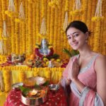 Ananya Panday Instagram - Welcome home Bappa ❤️❤️❤️