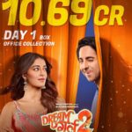 Ananya Panday Instagram - Your Dream Girl is ruling hearts and the box office too! Thank you for all the pyaar!❤️ #25AugustHoGayaMast #DreamGirl2InCinemas Book your tickets now!