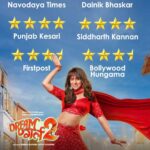 Ananya Panday Instagram - Thank you for all the pyaar for this tyohaar! 🥰 Book Your Tickets Now! 🔗- Link in bio #25AugustHogaMast #DreamGirl2 now in cinemas near you.