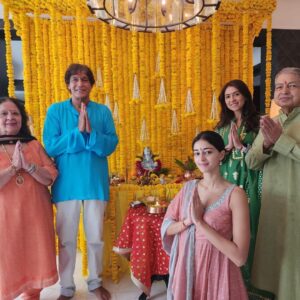Ananya Panday Instagram - Welcome home Bappa ❤️❤️❤️