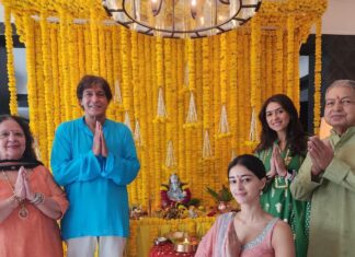 Ananya Panday Instagram - Welcome home Bappa ❤️❤️❤️