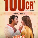 Ananya Panday Instagram - My first century!! 🥹💯 it’s not just about the number (which I do admit feels great 😉) but it’s also proof of the love #DreamGirl2 has gotten from the audiences ❤️ which I’m forever grateful for 🙏🏼 thank you to EVERYONE who made it possible 😇 Now BUY 1 GET 1 TICKET FREE on #DreamGirl2InCinemas 🌹 Book your tickets now! 🔗- Link in Bio. #DreamGirl2InCinemas @ayushmannk @ektarkapoor @writerraj @shobha9168 @balajimotionpictures @gaurisathe @annukapoor @pareshrawalofficial @vijayraazofficial @nowitsabhi @rajpalofficial #GovardhanAsrani #ManojJoshi @seemabhargavapahwa @oyemanjot @anirudh_k_sharma @krishanurathore @nareshkathooria @zeemusiccompany @pooja___dreamgirl