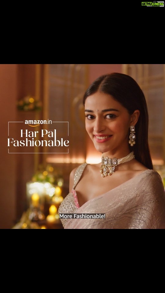 Ananya Panday Instagram - Now pick the trendiest festive outfit for this year’s Diwali party and have your festive fashion turn all heads ✨ Get 1 Lakh latest styles for every occasion, 50K+ unique styles and same day delivery on 1500+ top brands 💯 #FashionOnAmazon #TyohaarAurBhiFashionable #AnanyaPandey #HarPalFashionable #AmazonFashion