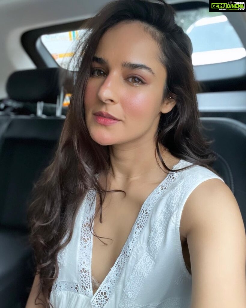 Angira Dhar Instagram - Car rides be somewhat like this for me…
