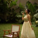 Anikha Instagram - 🌼🪷🌼 Styling : @amritha_lakshmi___ @styledby_al_ Photography : @yaami____ Mua : @sreegeshvasan_makeupartist Costume @padmanidhi_the_blouse_boutiqu Jewellery : @labroiche Location : @stay.dium