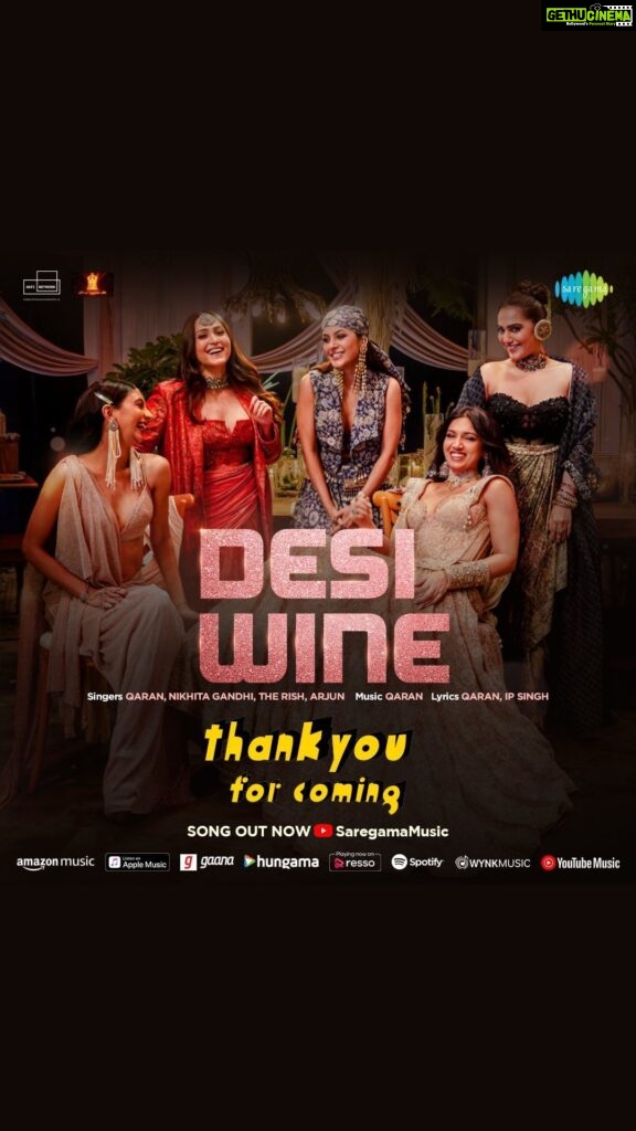 Anil Kapoor Instagram - This festive season, dance your heart out to ‘Desi Wine’ 🍷 Listen to #DesiWine by @qaranx featuring @nikhitagandhiofficial, @the.rish & @arjunartist on Saregama Music’s YouTube Channel and all major streaming platforms! #ThankYouForComing #ComebackOfTheChickFlick #DontForgetToCome #DesiWineSong #DesiWine . . . @farahkhankunder @bhumipednekar @shehnaazgill @dollysingh @kushakapila @shibani_bedi #PradhumanSinghMall @natasharastogi @Gautmik @sushantdivgikr @salonidaini_ @dollyahluwalia @kkundrra @tejaswidevchaudhary @anilskapoor @shobha9168 @ektarkapoor @rheakapoor @karanboolani @radsanand @prashastisingh @rajitdev @safirock @udayanbhat @gaurisathe @jpaarth @balajimotionpictures @akfcnetwork @saregama_official Costume Design: @taruntahiliani Jewels: @shriparamanijewels