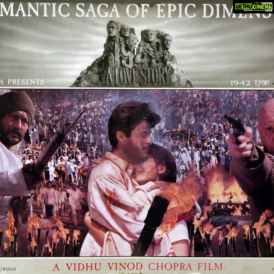 Anil Kapoor Instagram - 29 years ago I played nicest the best man in the world who only wanted to spread love, and now, 29 years later, I play the baddest man in the world, who spreads chaos and war…I feel so fortunate to have had the opportunity to play these spectacular roles! From 1942 A love Story to The Night Manager, I've sure come a long way! #29YearsOf1942ALoveStory