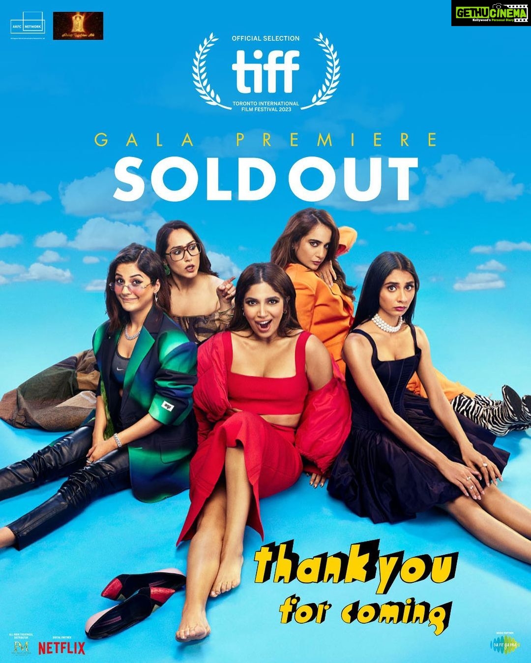 Anil Kapoor Instagram - On my way to Toronto for #TIFF2023 and heard this amazing news! Watch #ThankYouForComing in cinemas near you on 6th October 2023. #ComebackOfTheChickFlick #DontForgetToCome @bhumipednekar @shehnaazgill @dollysingh @kushakapila @shibani_bedi #PradhumanSinghMall @natasharastogi @Gautmik @sushantdivgikr @salonidaini_ @dollyahluwalia @kkundrra @tejaswidevchaudhary @shobha9168 @ektarkapoor @rheakapoor @karanboolani @radsanand @prashastisingh @udayanbhat @gaurisathe @jpaarth @balajimotionpictures @akfcnetwork