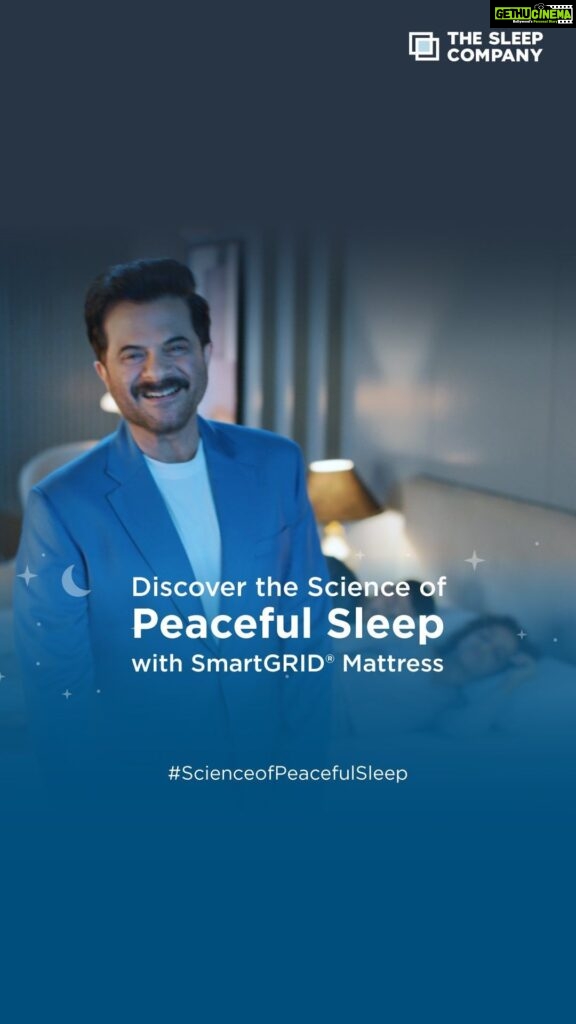 Anil Kapoor Instagram - Meet my Jhakhaaas Partner 😎 @thesleepcompany_official SmartGRID Mattress as always 🛌 It’s the 3rd year and our bond continues to grow stronger every year. And that’s what has worked for lakhs of other people around the world as well 💙 And hence I say “The Sleep Company Jahan, Peaceful Sleep Wahan” #TheSleepCompany #SleepPeacefully #ScienceOfPeacefullySleep