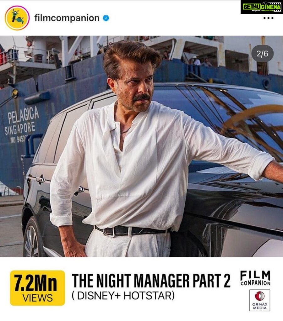 Anil Kapoor Instagram - Hard work, a great story, a fantastic crew and an amazing audience. There's no magic mantra to fulfillment, but fulfillment is magical!