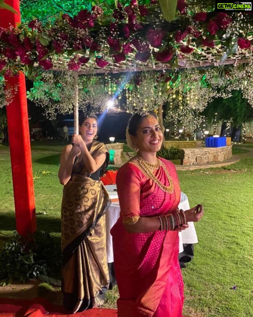 Anisha Victor Instagram - When the two most lovely people decide to spend the rest of their lives together.. 🌸 My heart is so full seeing you two on this special day. #SteffiWedsRaghu What a radiant bride you made @steffi.cherian and as for @raghuramgunnam we love you but team bride (@especially.zama @riya.cherian ) is still waiting for the jootie 💰 Only dollars accepted 💵😜 Saree courtesy🥻- @renugadevi_karuppannan Welcomhotel by ITC Hotels, Devee Grand Bay, Visakhapatnam