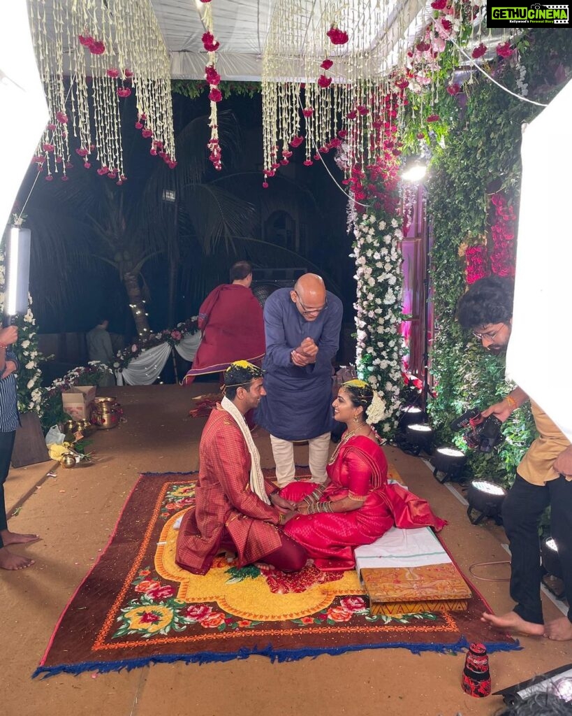 Anisha Victor Instagram - When the two most lovely people decide to spend the rest of their lives together.. 🌸 My heart is so full seeing you two on this special day. #SteffiWedsRaghu What a radiant bride you made @steffi.cherian and as for @raghuramgunnam we love you but team bride (@especially.zama @riya.cherian ) is still waiting for the jootie 💰 Only dollars accepted 💵😜 Saree courtesy🥻- @renugadevi_karuppannan Welcomhotel by ITC Hotels, Devee Grand Bay, Visakhapatnam