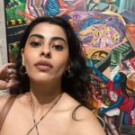 Anisha Victor Instagram - Art night 🖼️ Thursday with the launch of gallery @xxl.gallery exhibition OUTSIDERS. Huge congratulations to the team and @merchantofmuziris on this labour of love, so proud of you! 🌸 #art #artnight #galleryXXL