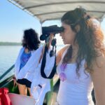 Anisha Victor Instagram - 🌳🪵🌴 Of mangroves and birdwatching 🦅 #mangrove #salimAli #birdsanctuary #goa #boatride 🚤