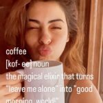 Anisha Victor Instagram - What make you go from “leave me alone” to “Goodmorning world”? ☕️🫖🥛🍵🧋🧉 #whatsyourdrinkofchoice #coffee #hotbeverage #tea #milk #matcha #happyweekend #saturdaymorning #funny