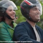Anisha Victor Instagram - For @heromotocorp 🏍️ Director- Anupam Mishra Production house- Belief Films #ad #tvc #shoot #heromotocorp #bikes