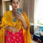 Anisha Victor Instagram – Day 2: Haldi Masti (Turmeric fun🤪) #SteffiWedsRaghu 💛 Vishakapatnam