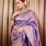 Ankita Lokhande Instagram - Weddings are special!! Isn’t it? Makeup and hair- @prachismakeover_ Stylist @castelino_priyanka Saree by :- @zaribanaras Jewellery by :- @mkjewels_india Pr :- @vblitzcommunications