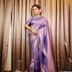 Ankita Lokhande Instagram - Weddings are special!! Isn’t it? Makeup and hair- @prachismakeover_ Stylist @castelino_priyanka Saree by :- @zaribanaras Jewellery by :- @mkjewels_india Pr :- @vblitzcommunications