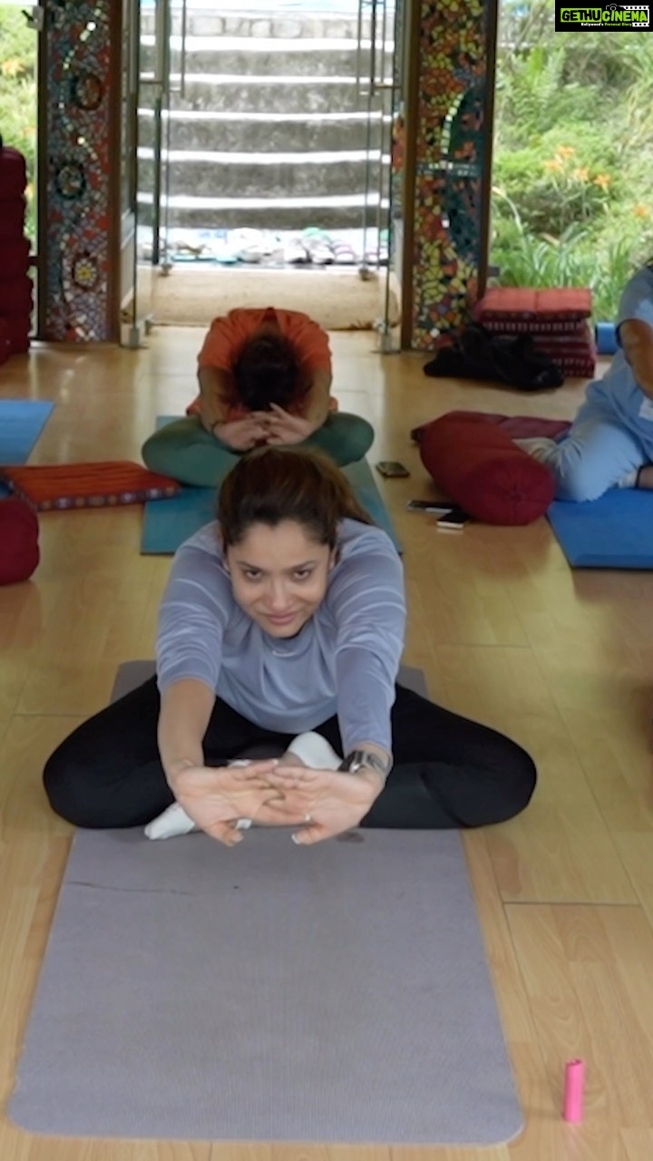Ankita Lokhande Instagram - Wow, such a surreal experience it had been. “The practise of yoga not only alters our perceptions of reality, but it also changes the way we see ourselves.” With Shikhar and Manvi, we had some very unique and amazing experiences during our yoga retreat. There is more than one way to let go of your emotions; we did so through various forms of yoga and other specialised ventures that drew us closer to both our inner selves and our loved ones. We were not escaping from ourselves this time, it was more of all about acceptance. Accepting everything and importantly oneself @shoolin.yoga @manveearora @shikharshahofficial @factumphotography #internationalyogaday #yogaday #yogapractice #yogacommunity #yogajourney #yogaretreat #yogaheals