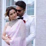 Ankita Lokhande Instagram - I made a wish upon a star, I turned around and there you were✨😇♾️ I love you Mr.J Vikki wearing- @motifbyudhaymahajan Stylist: @castelino_priyanka