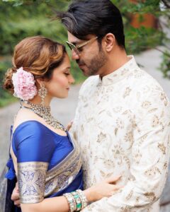 Ankita Lokhande Instagram - Elegance is the only beauty that never fades. Stylist: @castelino_priyanka Makeup, hair & Saree draping @tadsha.makeupandhair Photographer @vividmemoir.dk Ankita wearing: @sohobegum Bangles @sonisapphire