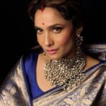 Ankita Lokhande Instagram - Elegance is the only beauty that never fades. Stylist: @castelino_priyanka Makeup, hair & Saree draping @tadsha.makeupandhair Photographer @vividmemoir.dk Ankita wearing: @sohobegum Bangles @sonisapphire