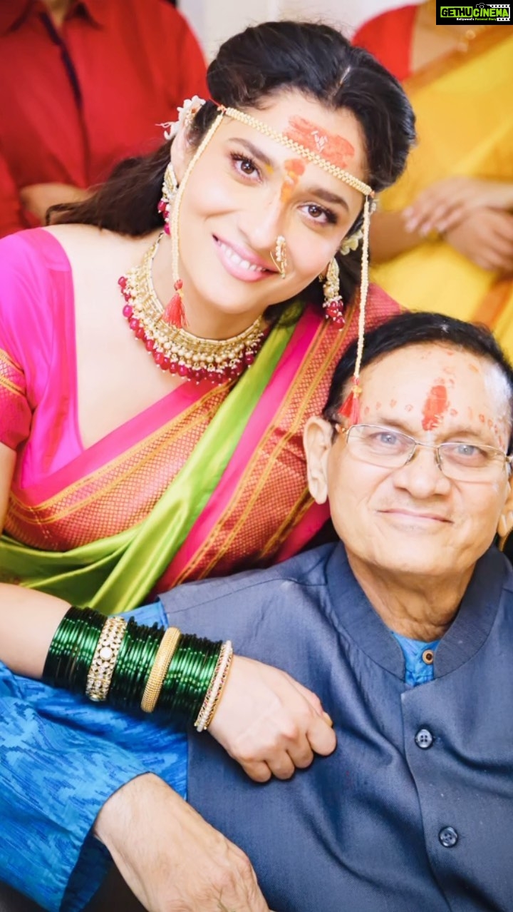 Ankita Lokhande Instagram - Hello daddy I can’t describe you in words but I want to say that I have never seen such strong , energetic and adorable person in my life.. I got to know about u more when u left us .. everyone who came to see u they were just just just praising you like how u used to send good morning messages to them everyday, how u used to call people or video call them when u missed them .. u kept every relationship with everyone so alive .. and now I know why I’m also like this it’s because of u my paa . You gave me the best life ,best memories and a very strong understanding of relationships .. u taught me never to give up . U taught me to live a life king size and u always gave me my wings to fly paa and I promise to never let u go because you are part of my soul forever and ever and I’m grateful that u gave me that opportunity to be there for you and take care of u in every way.. me and mamma from last 3 day just thinking now what to do in once we get up because u kept us on toes dadda .. pappa ka khana pappa ke fruits pappa ka breakfast and etc etc etc but now we have nothing left because u left us .. Thanku for making us more and more stronger then before paa and yes u we’re lucky to have a wife like my mom .. she gave u everything she had.. literally everything and I know u loved her so much paa and I promise u that we all will take care of her more than how we used to , I promise to give her all the happiness in this life .. I promise that I will pamper her more than before like u used to paa .. Thanku for everything every moment and Thanku for making me who I’m today .. I love u paaaaa forever and ever!! Parents are very important because they are the only one who can never be replaced so everyone who has opportunities to take care of them pls don’t u dare to miss that .. once they go they never come back .. so give them everything,happiness,time , care , love , compassion !! That’s what they want .. My papa the strongest and the most handsome man ever in my life forever and ever ❤️ Your Angel mintu
