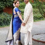 Ankita Lokhande Instagram - Elegance is the only beauty that never fades. Stylist: @castelino_priyanka Makeup, hair & Saree draping @tadsha.makeupandhair Photographer @vividmemoir.dk Ankita wearing: @sohobegum Bangles @sonisapphire